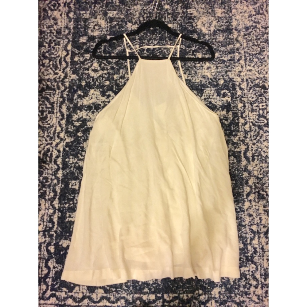 TOBI white low back dress